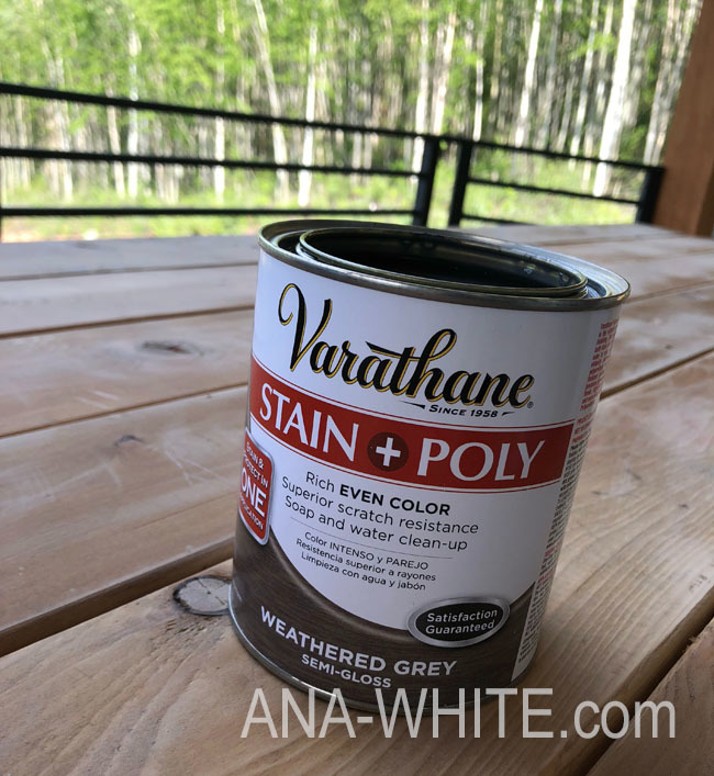 Easy Way to "Grey" Furniture Without Refinishing It Ana White